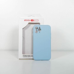 Funda Orygi iPhone 11P silicona azul cpc