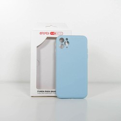 Funda Orygi iPhone 11PM silicona azul cpc