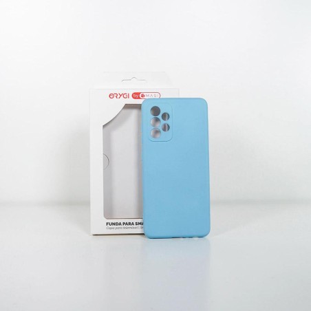 Funda Orygi S Galaxy A52 silicona azul cpc