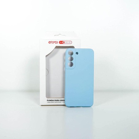 Funda Orygi S Galaxy S22 silicona azul cpc