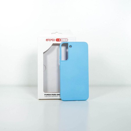 Funda Orygi S Galaxy S22  silicona azul spc