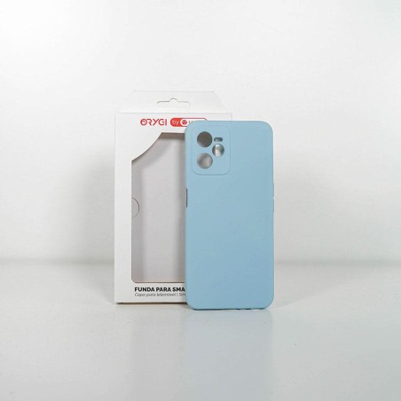 Funda Orygi Oppo Find X5 Lite silicona azul cpc