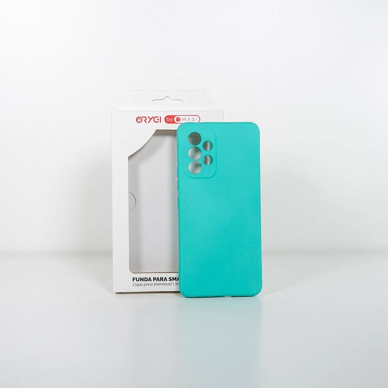 Funda Orygi S Galaxy A53 silicona verde cpc