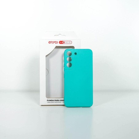 Funda Orygi S Galaxy S22 silicona verde cpc
